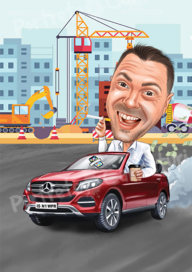 Caricatură digitală color - Constructor