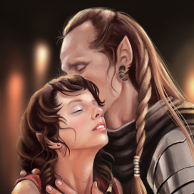 Portret digital color - Cuplu